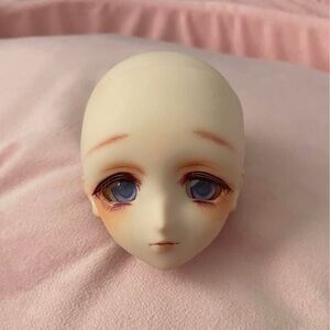 Volks dollfie dream Semi-White Skin DDH03 doll head with custom face up